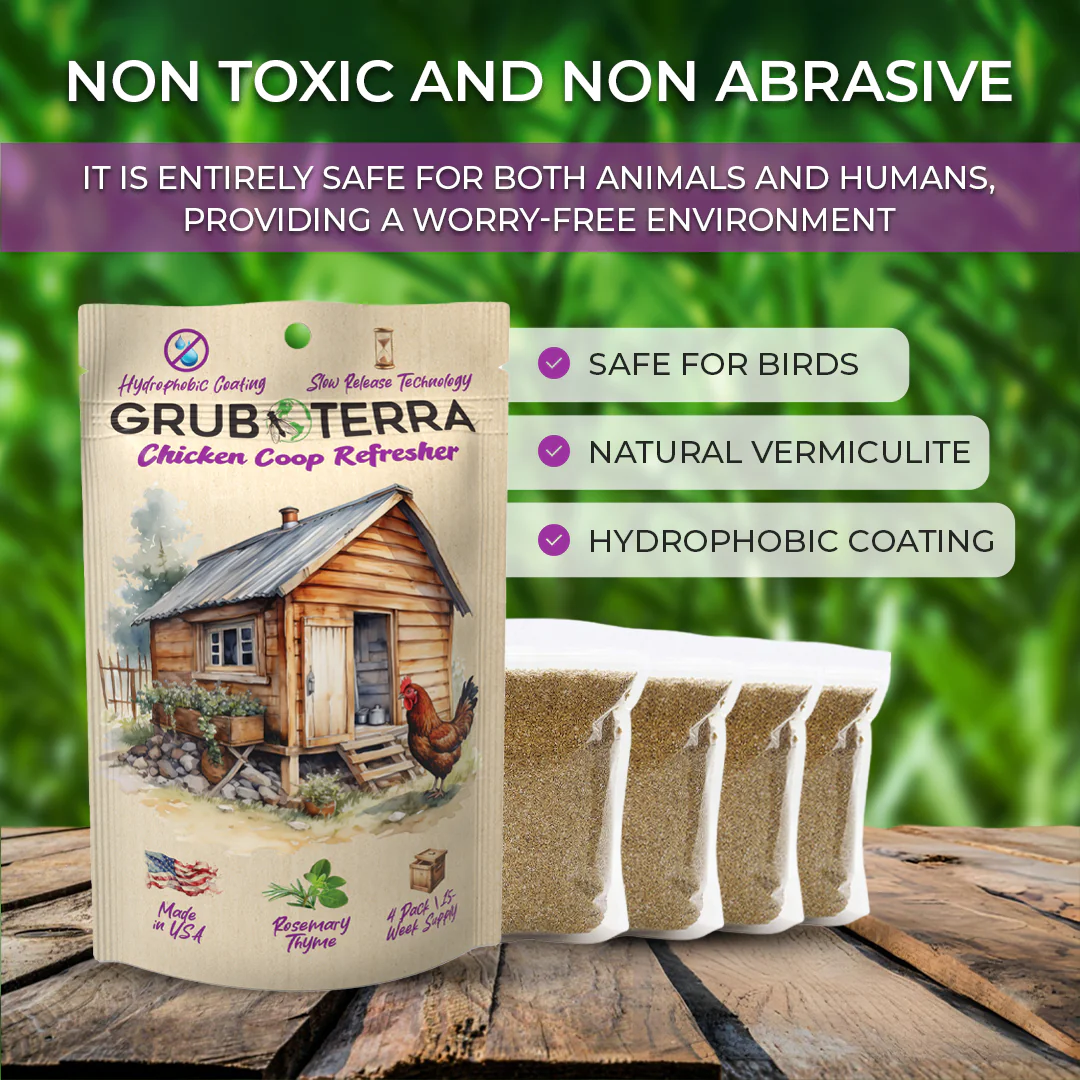 GrubTerra Coop Refresher. Keeps The Coop Smelling Fresh For Longer! - Image 3