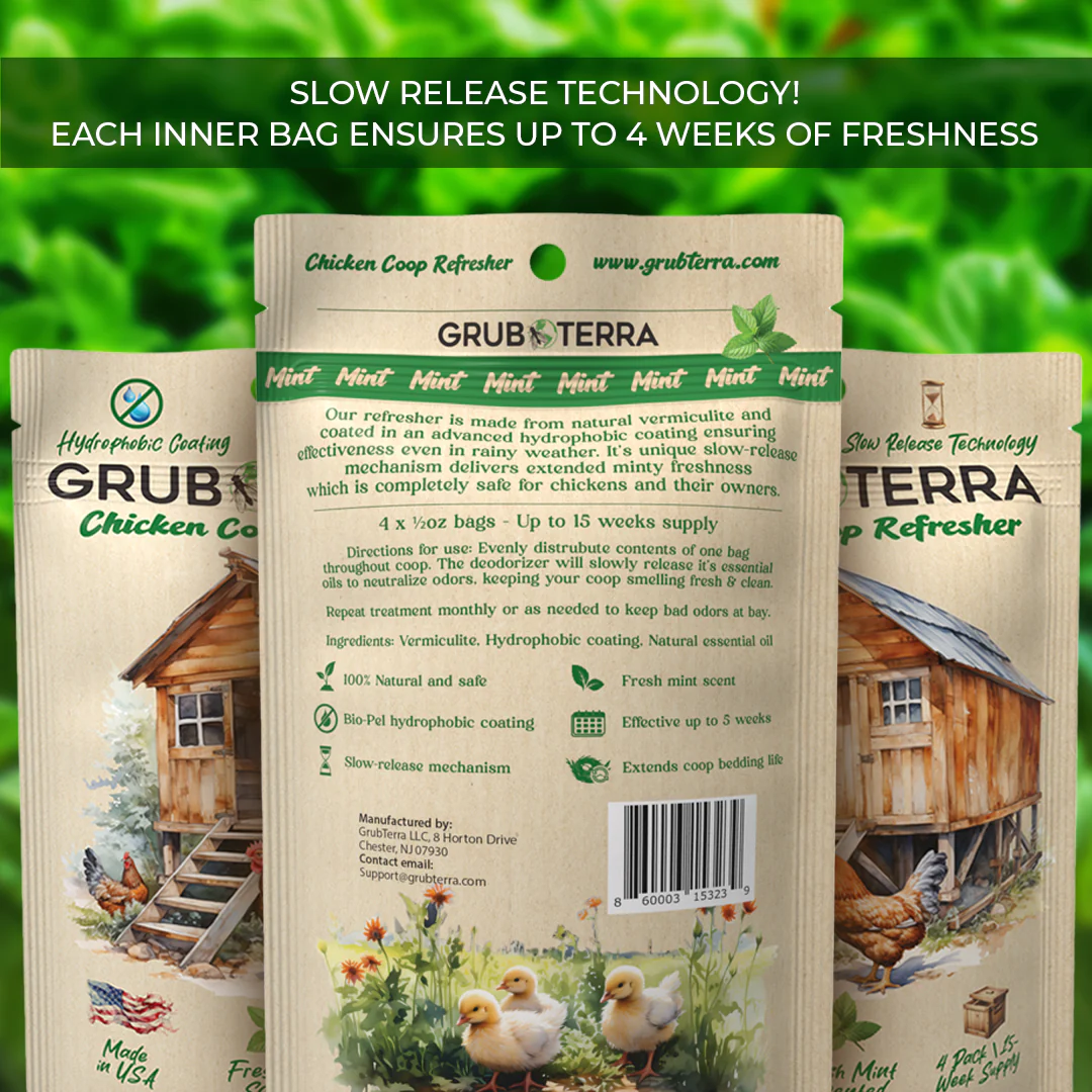 GrubTerra Coop Refresher. Keeps The Coop Smelling Fresh For Longer! - Image 5