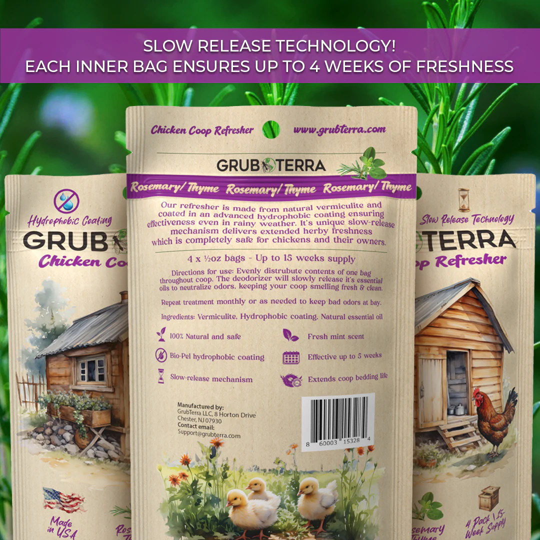 GrubTerra Coop Refresher. Keeps The Coop Smelling Fresh For Longer! - Image 6
