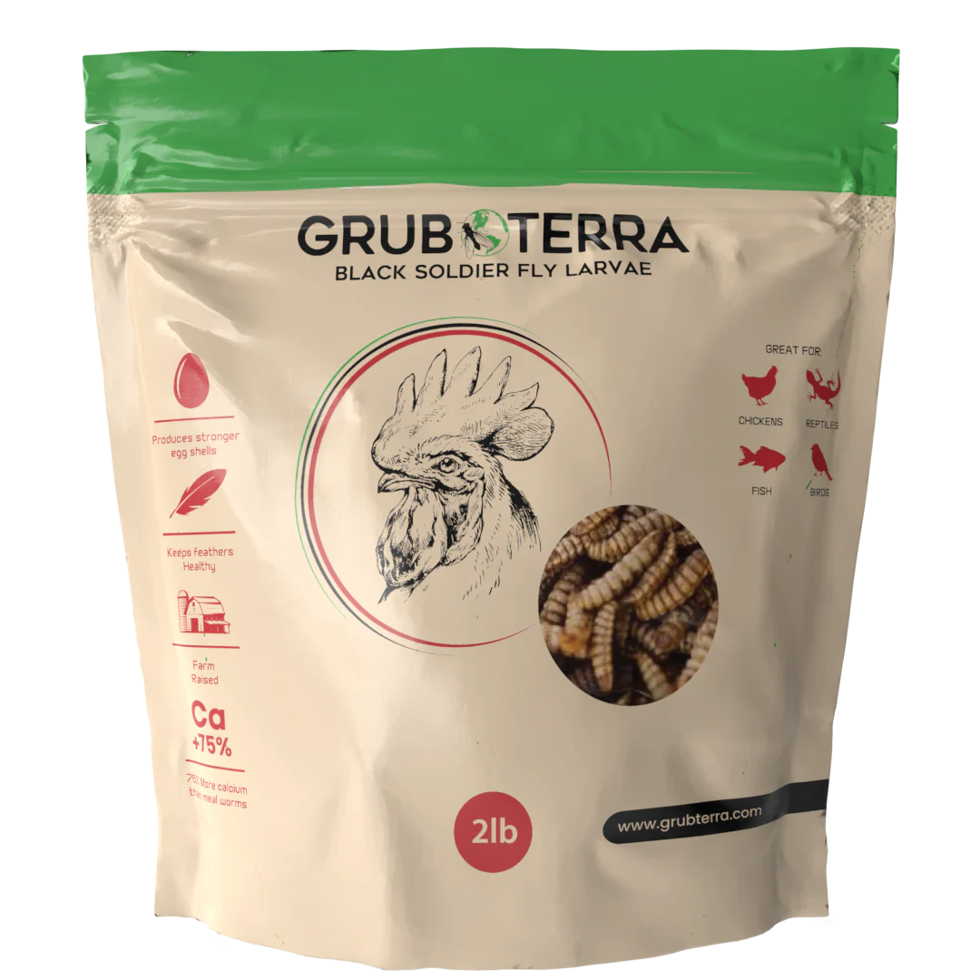 GrubTerra Premium Dried Black Soldier Fly Larvae REPLO PAGE BUILD! 10lb - Image 10