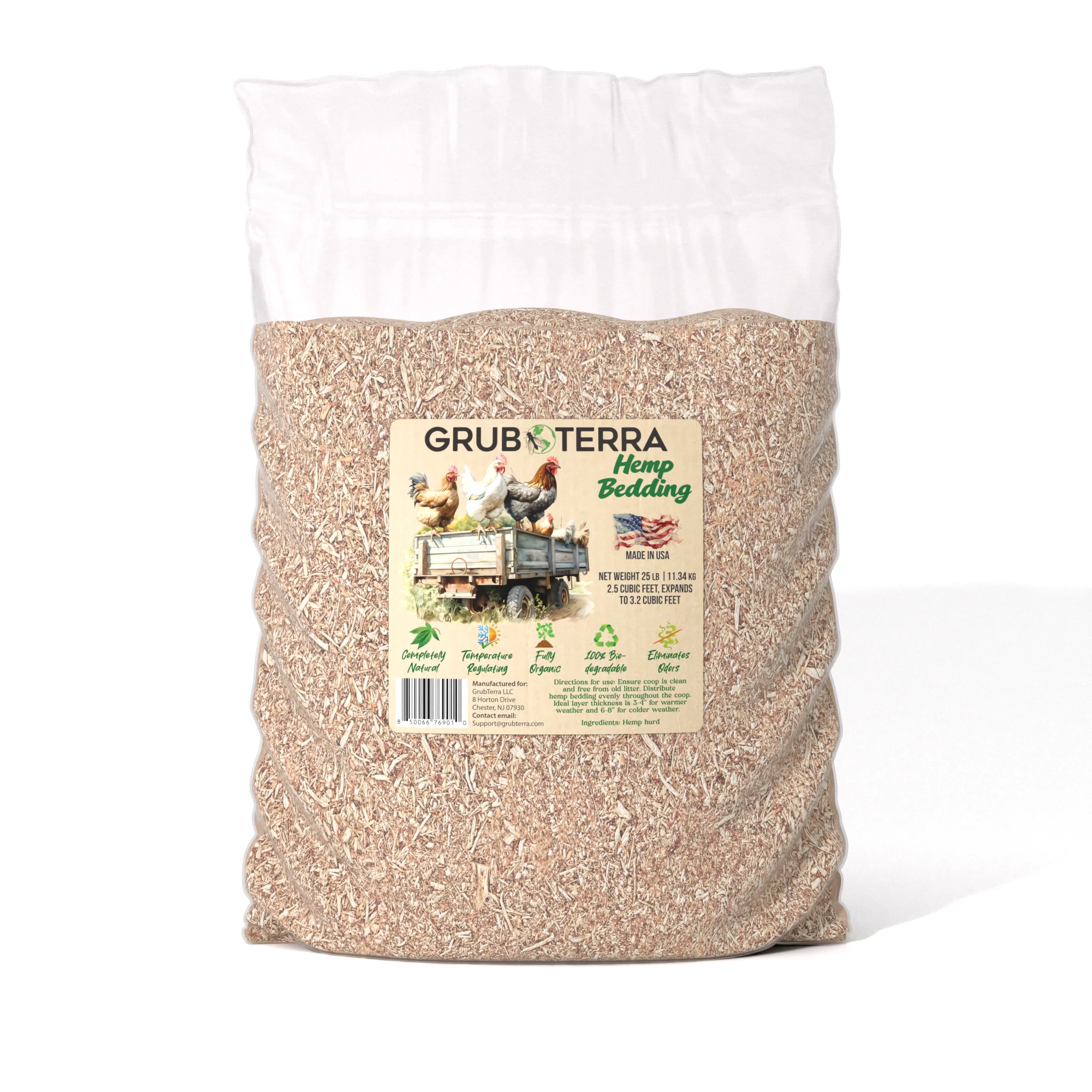GrubTerra Hemp Bedding - Image 6